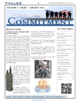 VOLUME 7 ISSUE 1 AUGUST 2012 - Thales Communications, Inc.