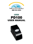 USER MANUAL - Time Clock World