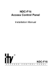 NDC-F16 Access Control Panel