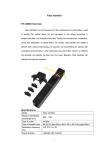 Fiber Identifier RY-3306ID Overview Specifications