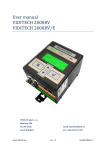 User manual VIDITECH 2000RV VIDITECH 2000RV/E