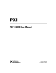 PXI-1000B User Manual - National Instruments