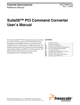 Suite56™ PCI Command Converter User`s Manual