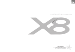 X8 Manual - Sapori Fine Flavors