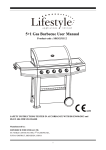 5+1 Gas Barbecue User Manual