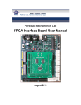 FPGA Interface Board User Manual
