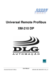Universal Remote Profibus XM-210 DP