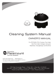 Cleaning System Manual