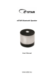 eSTAR Sound Beat Bluetooth Speaker User manual