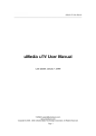 uMedia uTV User Manual - Media