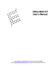 OB-Xa MIDIkit User`s Manual