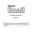 User Manual for Macintosh Version 5.0