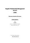 Supplier Relationship Management System (SRM)