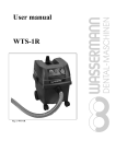 User manual WTS-1R - Wassermann Dental