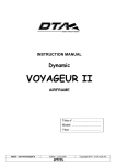 Voyageur II Instruction Manual