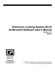 16147 cpi electronic locking system user manual - els