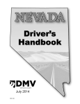 Nevada Driver Handbook - Nevada Department of Motor Vehicles