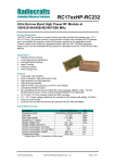 RC17xxHP-RC232 - Radiocrafts AS