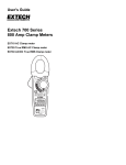 Extech 700 Series 800 Amp Clamp Meters