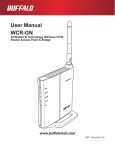 WCR-GN User Manual
