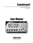 Counterpart User Manual - Rice Lake Weighing Systems