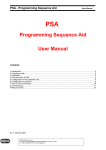 PSA - Manuale utente