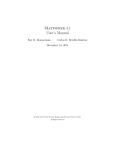 Matpower 4.1 User`s Manual - Power Systems Engineering
