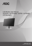 LCD Monitor User Manual I2279VW / I2279VWHE