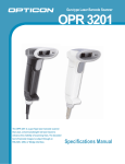 Gun-type Laser Barcode Scanner OPR 3201