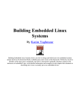 Building Embedded Linux Systems