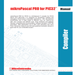 mikroPascal PRO for PIC32 User Manual