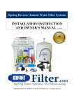INSTALLATION INSTRUCTION AND OWNER`S MANUAL Ver 2015-6