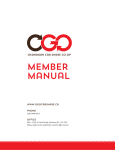 OGO Member Manual - Okanagan Car Share Co-op