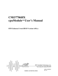 CMi37786HX cpuModuleTM User`s Manual