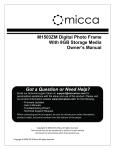 Micca M1503ZM User`s Manual
