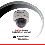 Arecont Vision D4SO Outdoor Dome Series Installation Manual