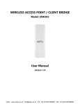 WIRELESS ACCESS POINT / CLIENT BRIDGE User Manual