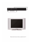 20.1”LCD TELEVISIONS