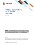 First Data Global Gateway Virtual Terminal® User Guide