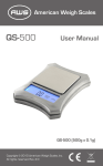 CP5-Series User Manual - American Weigh Scales