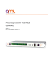 Pressure Gauge Controller - Model NGC2D USER MANUAL