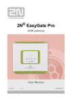 2N EasyGate Pro - 2N Telekomunikace