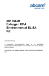 ab175820 – Estrogen BPA Environmental ELISA Kit