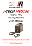 i-TECH MIG150 User Manual