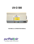 UV-O 500 T&O Manual