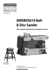 AWEBDS610 Belt & Disc Sander