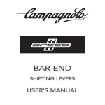 User manual 11-speed mechanical bar end commands