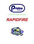 Pristine RapidFire Manual - PM