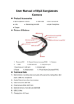 User Manual of Mp3 Sunglasses Camera