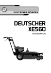 Deutscher XE560 Mower